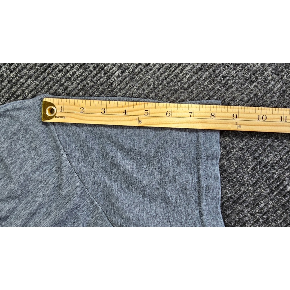Majestic T Shirt Mens L Heathered Gray Chicago Cubs Baseball MLB Graphic Print - Picture 12 of 13